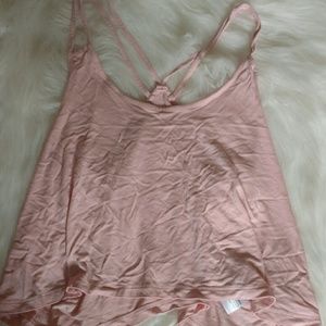 Pink crop tank